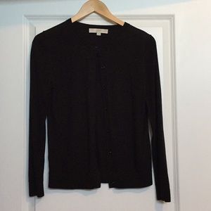 Black cardigan